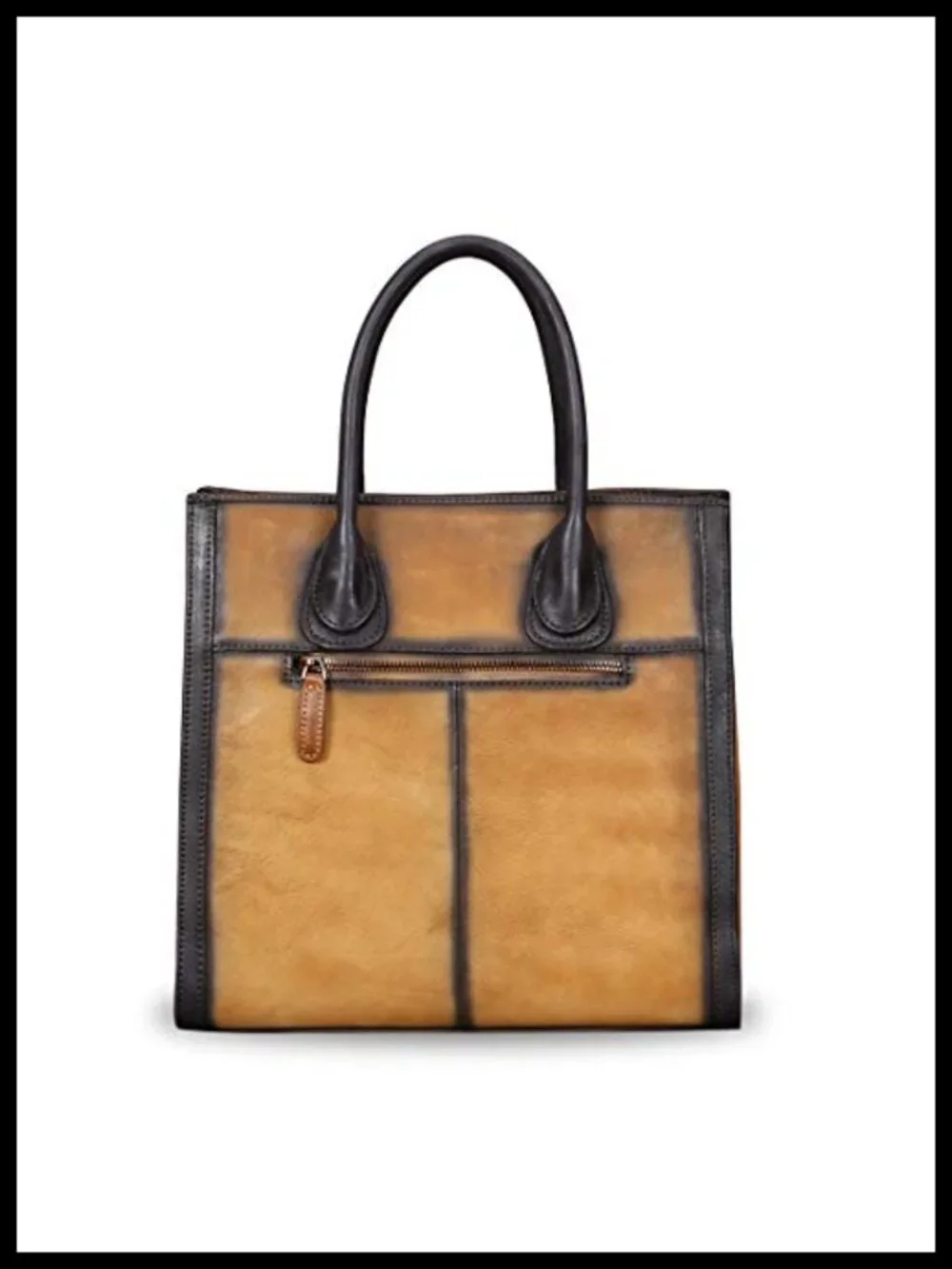Genuine Leather Satchel Purse Vintage Tote Shoulder Bag Top Handle
